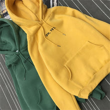 Load image into Gallery viewer, Oh yes Hoodies Sweatshirts 2019 Women Casual Kawaii Harajuku Fashion Punk for Girls Clothing European Tops Korean