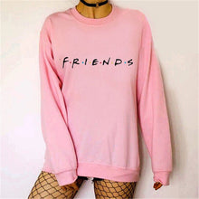 Load image into Gallery viewer, Brand New 2019 Womens 5 Colors Letters FRIENDS Print Long Sleeve Hoodie Sweatshirt Ladies Slouch Pullover Jumper Tops S M L XL
