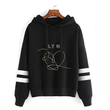 Load image into Gallery viewer, BTS Celebrity Inspired BTS loveyourself Knot the New Album Related Plus Velvet Hooded Hoodie Men's And Women's