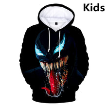 Load image into Gallery viewer, 2 To 13 Years Kids Hoodies Movie Venom 3D Printed Hoodie Sweatshirt Boys Girls Cosplay Cartoon Jacket Coat Children Clothes