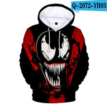 Load image into Gallery viewer, 2 To 13 Years Kids Hoodies Movie Venom 3D Printed Hoodie Sweatshirt Boys Girls Cosplay Cartoon Jacket Coat Children Clothes